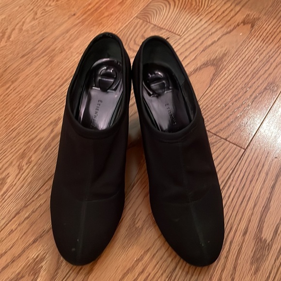 Closed Toe Black Wedges - Picture 2 of 5